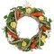 Northlight Mixed Floral and Carrots Artificial Easter Wreath - 11.5"